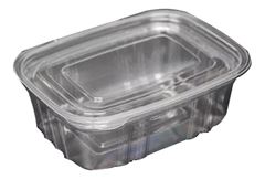 POTE RETANGULAR, COM TAMPA ARTICULADA, 1900ML, GALVANOTEK (GA-93), CAIXA COM 50 UNIDADES