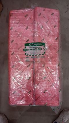 BANDEJA DE ISOPOR ABSORVENTE, ROSA, BIODEGRADÁVEL, B3, CRA, FARDO 400 UNIDADES