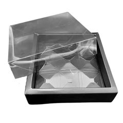 CAIXA BORDA PREMIUM (09 DOCES) PRETO