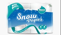 PAPEL HIG SNOWPAPPER BIG ROLL 100%CEL FD8X130M