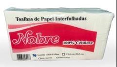 PAPEL TOALHA NOBRE 100%CELULOS C/1000FLS