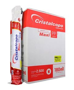 COPO PP CRISTALCOPO 180ML TR PC/50UN
