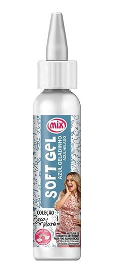 MIX SOFTGEL CORANTE BECA AZUL GELADINHO 25G