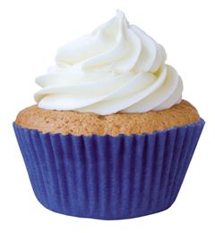 MAGO FORMINHA PARA MINICUPCAKE GREASY, AZUL ROYAL, Nº 2, PACOTE COM 45 UNIDADES