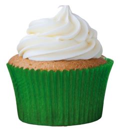 MAGO FORMINHA PARA MINICUPCAKE GREASY, VERDE BANDEIRA, Nº 2, PACOTE COM 45 UNIDADES