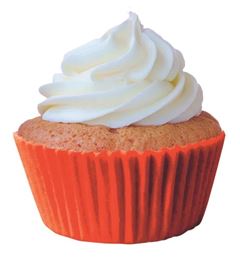 MAGO FORMINHA PARA MINICUPCAKE GREASY, LARANJA, Nº 2, PACOTE COM 45 UNIDADES