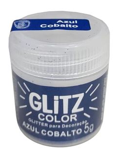FAB GLITTER P/ DECORACAO AZUL COBALTO 5G