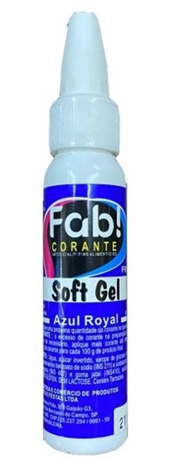 FAB CORANTE SOFTGEL ALIM AZUL ROYAL 25G