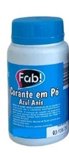FAB CORANTE EM PO AZUL ANIS 80G