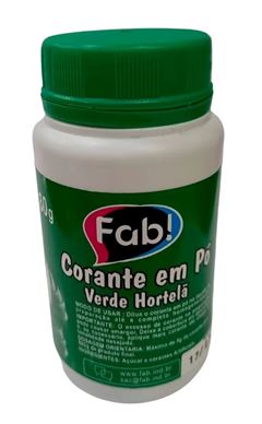 FAB CORANTE EM PO VERDE HORTELA 80G