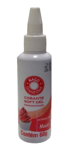 MAGO CORANTE SOFTGEL VERMELHO BRILHA 60G