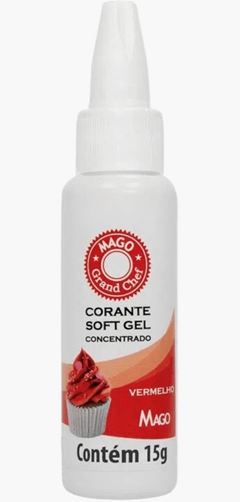 MAGO CORANTE SOFTGEL VERMELHO BRILHA 15G