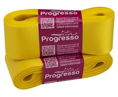 FITA CETIM SIMPLES 15MM AMARELO GEMA 10M