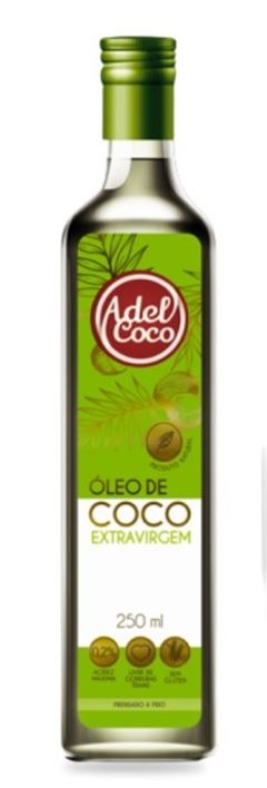 OLEO DE COCO EXTRAVIRGEM ADELCOCO 250ML