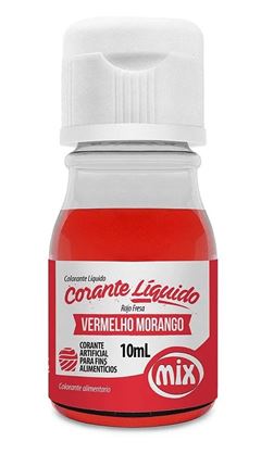 MIX CORANTE LIQUIDO VERMELHO MORANG 10ML