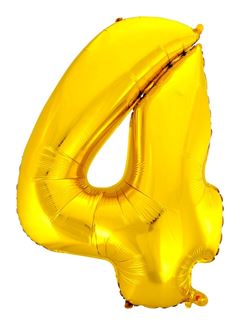 CURIFEST BALAO METALIZADO DOURADO 32” N4