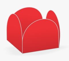 FORMINHA P/DOCINHO VERMEL PAPEL PCT/50UN