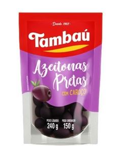AZEITONA PRETA C/CAROC TAMBAU POUCH 150G
