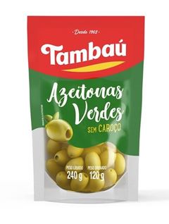 AZEITONA VERDE S/CAROC TAMBAU POUCH 120G