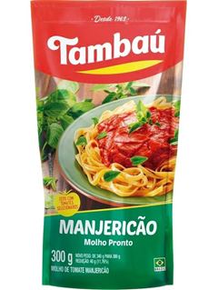 MOLHO TOMATE MANJERICAO TAMBAU 300G