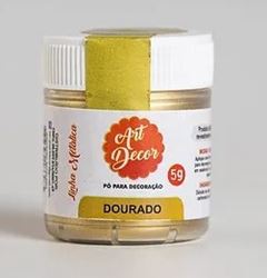 ARTDECOR PO DECORAC METALICA DOURADA 5G