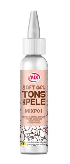 MIX P01 SOFTGEL CORANTE PELE 25G