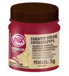 MIX CORANTE PO LIPO VERMELHO 5G