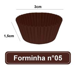 FORMA DE PAPEL N.5 MARROM PC10X100UN
