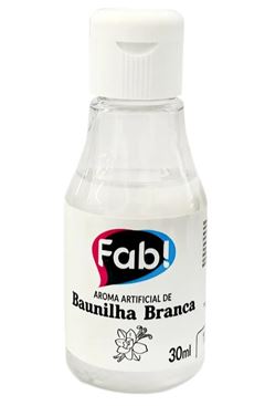 FAB AROMA ART. SABOR BAUNILHA BRANCA 12X30ML