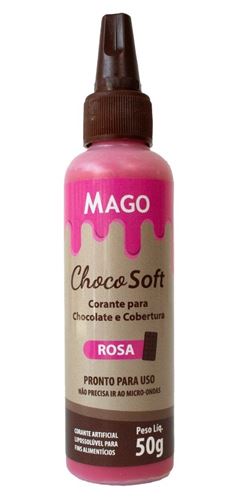 MAGO CORANTE CHOCO SOFT ROSA 50G