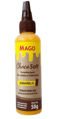 MAGO CORANTE CHOCO SOFT AMARELO 50G