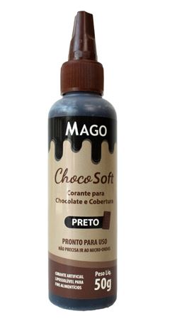 MAGO CORANTE CHOCO SOFT PRETO 50G