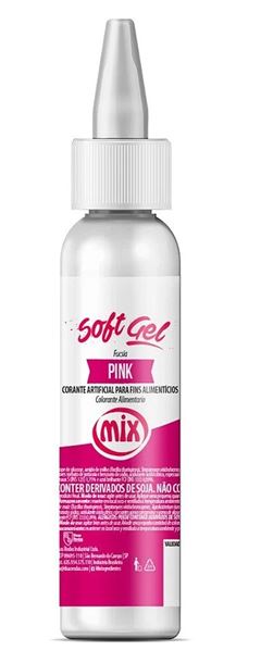 MIX SOFTGEL CORANTE PINK 25G
