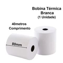 BOBINA TERMICA BRANCA 80MMX40M OJI CX30