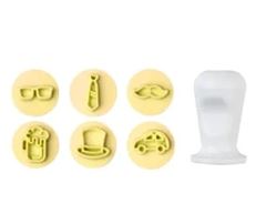 BLUESTAR KIT CARIMBO MASCULINO AMARELO 2CM