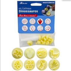 BLUESTAR KIT CARIMBO DINOSSAUROS AMARELO