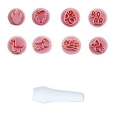 BLUESTAR KIT CARIMBO DINOSSAUROS ROSA BB