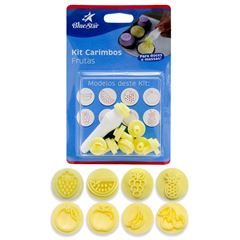 BLUESTAR KIT CARIMBOS FRUTAS AMARELO