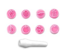 BLUESTAR KIT CARIMBOS FRUTAS ROSA BEBE