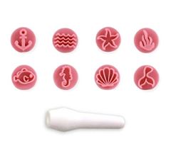 BLUESTAR KIT CARIMBOS FUNDO DO MAR ROSA