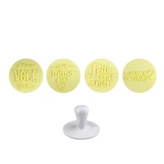BLUESTAR KIT CARIMBO FRASE MIMOS AMARELO