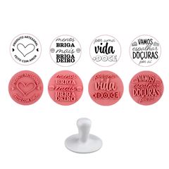 BLUESTAR KIT CARIMBO FRASE DOCES ROSA BB