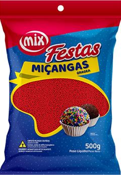 MIX CONFEITO MIÇANGA VERMELHA 100G
