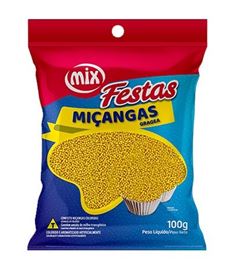 MIX CONFEITO MIÇANGA AMARELA 100G