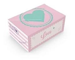 CAIXA ENVELOPE 06 DOCES  WITH LOVE