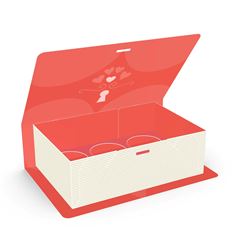 CAIXA LIVRO (06 DOCES) SWEET LOVE