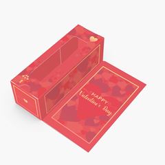 CAIXA CARTAO (03 DOCES) VALENTINES DAY