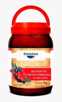 RECHEIO DE FRUTAS VERMELHAS DOREMUS 2KG