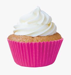 MAGO FORMINHA PARA MINICUPCAKE GREASY, ROSA , Nº 2, PACOTE COM 45 UNIDADES