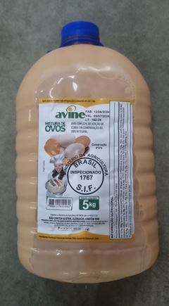 AVINE OVO PASTEURIZADO GARRAFA PET 5KG